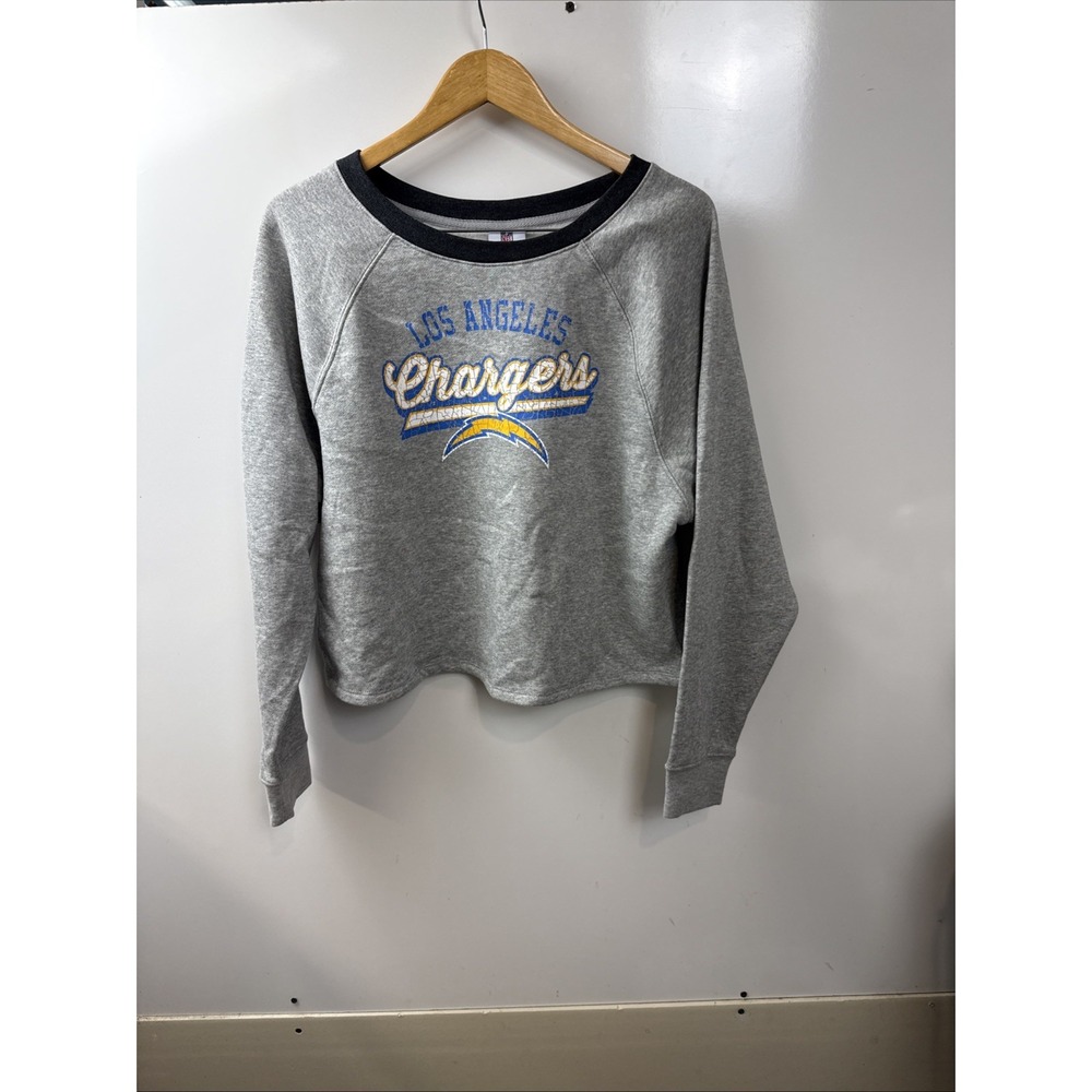 Los Angeles Chargers Sweatshirt Girls XL Gray NFL Football NFL Team Apparel